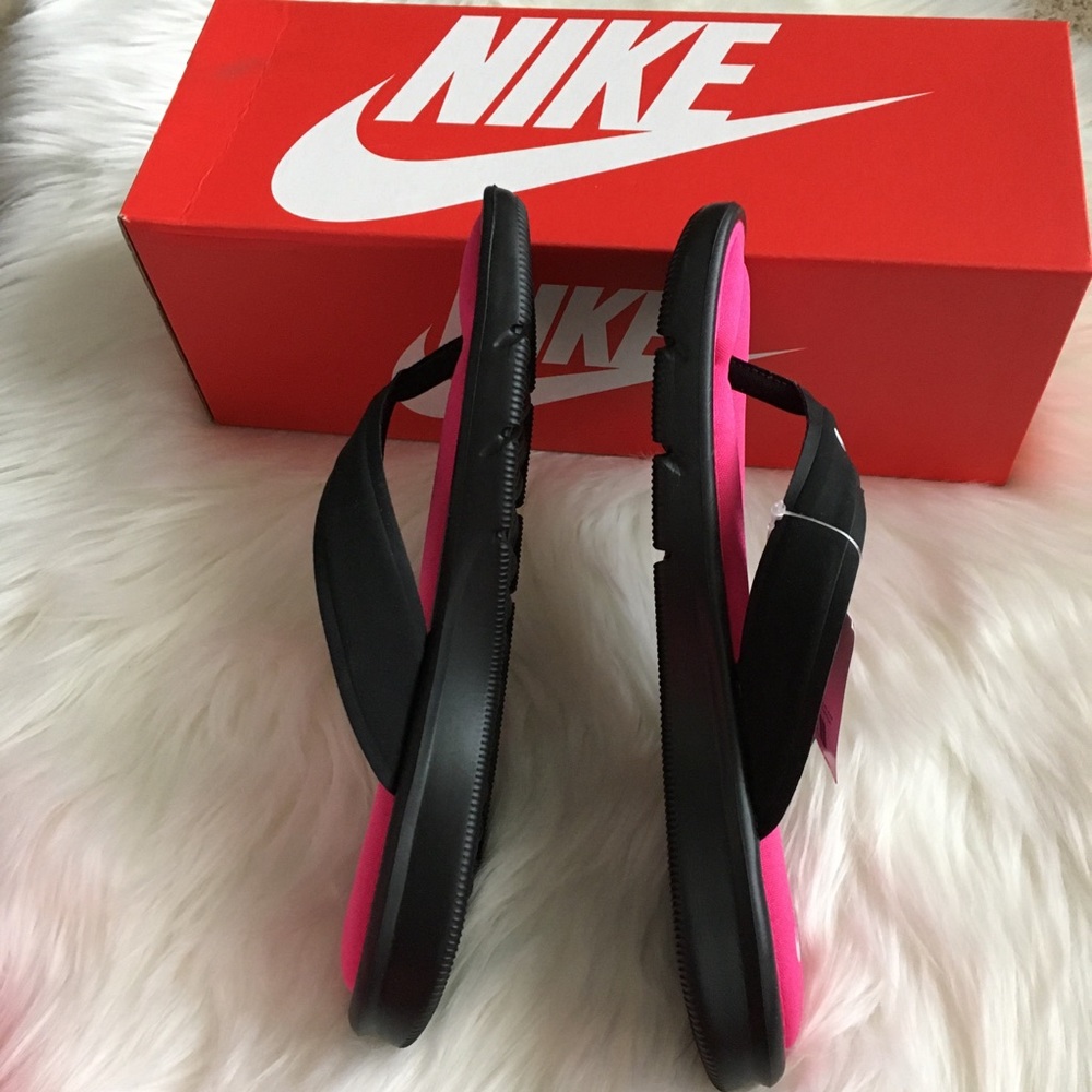 NEW Nike Ultra Comfort thong sandals -pink - Picture 5 of 7